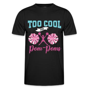 Cheerleadermädchen Cheerleading Jubel Jugend - Männer Funktions-T-Shirt - Schwarz - Vorne - AI Model Male 178 dark (178cm)