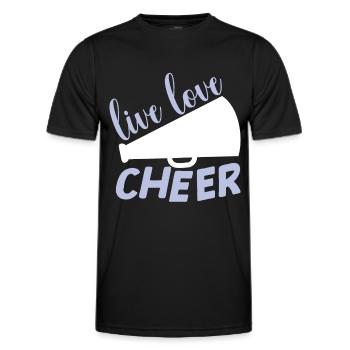 Cheerleadermädchen Cheerleading Jubel Jugend - Männer Funktions-T-Shirt - Schwarz - Vorne - AI Model Male 178 dark (178cm)