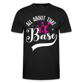 Cheerleadermädchen Cheerleading Jubel Jugend - Männer Funktions-T-Shirt - Schwarz - Vorne - AI Model Male 178 dark (178cm)
