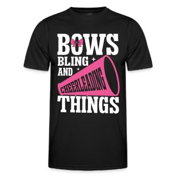 Cheerleadermädchen Cheerleading Jubel Jugend - Männer Funktions-T-Shirt - Schwarz - Vorne - AI Model Male 178 dark (178cm)