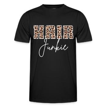 Hairstylist Hair Salon Kosmetologie - Männer Funktions-T-Shirt - Schwarz - Vorne - AI Model Male 178 dark (178cm)