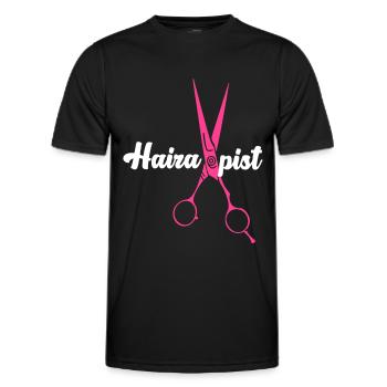 Hairstylist Hair Salon Kosmetologie - Männer Funktions-T-Shirt - Schwarz - Vorne - AI Model Male 178 dark (178cm)