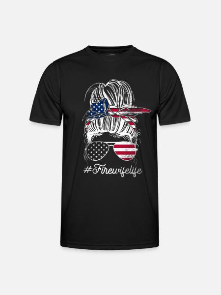 Firefighter Fire Crews ́ - Men's Functional T-Shirt - black