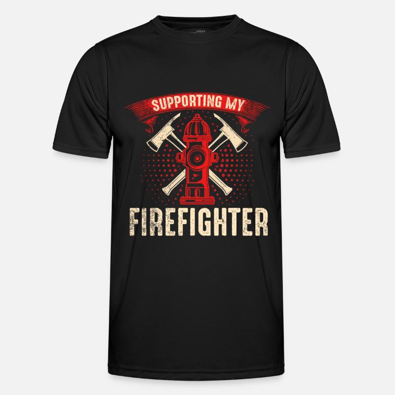 Firefighter Fire Crews ́ - Men's Functional T-Shirt - black