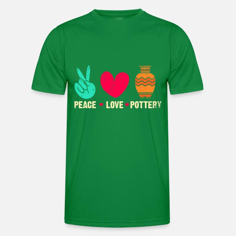 Ceramic Pottery Sculpture Men's Functional T-Shirt