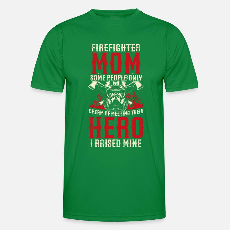 Feuerwehrmutter Feuerwehr Mutter Männer Funktions-T-Shirt