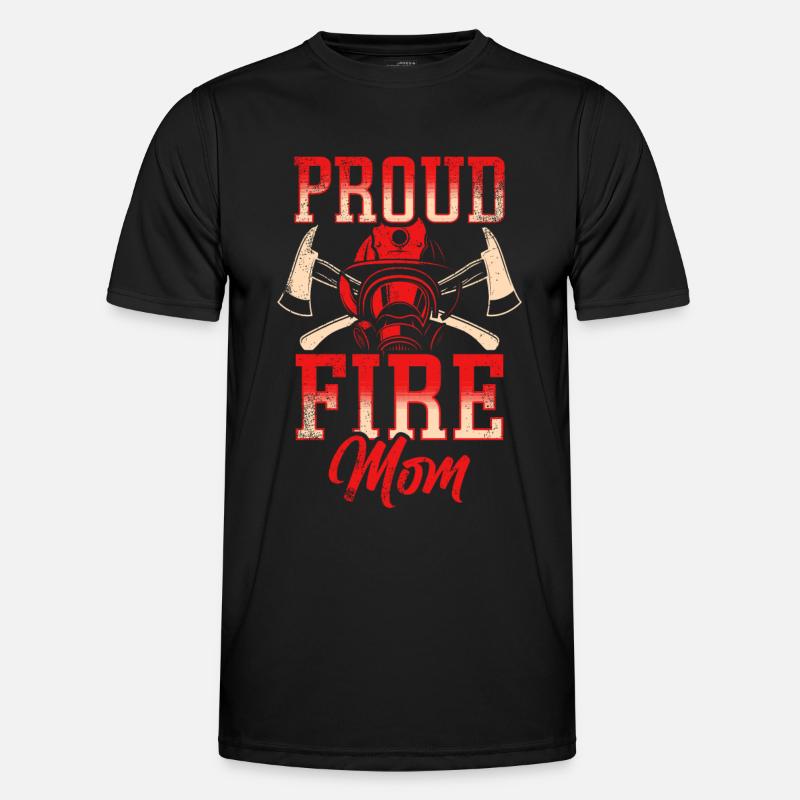 Feuerwehrmutter Feuerwehr Mutter Männer Funktions-T-Shirt