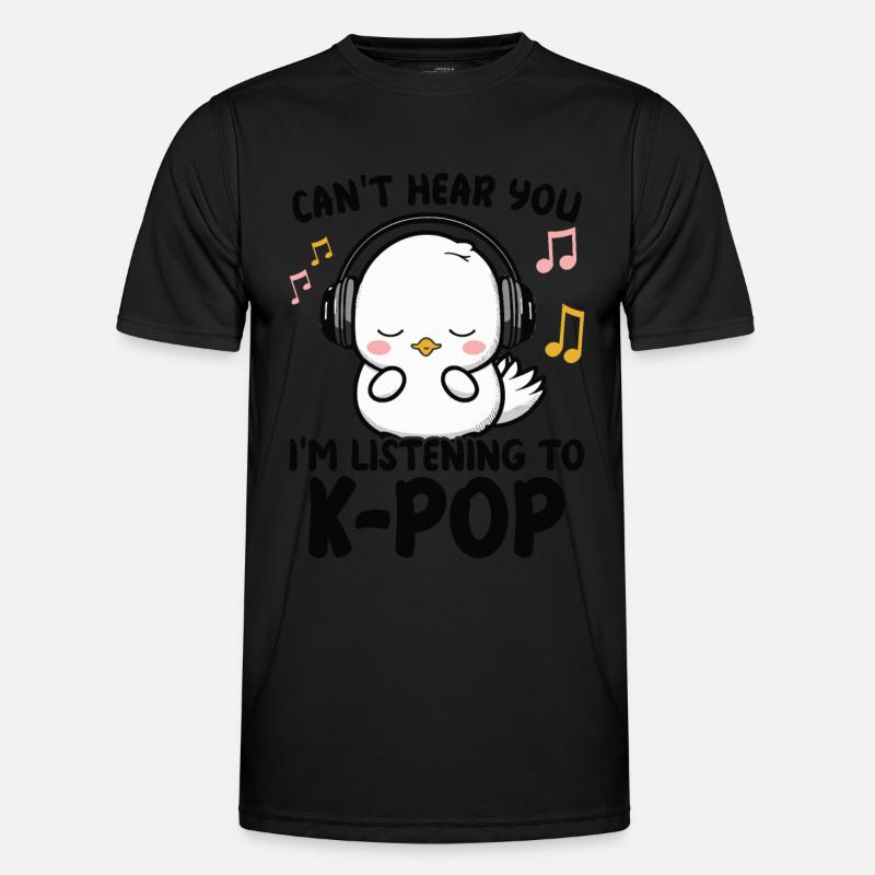 Je ne t’entends pas, j’écoute Kpop Duck K-pop T-shirt sport Homme