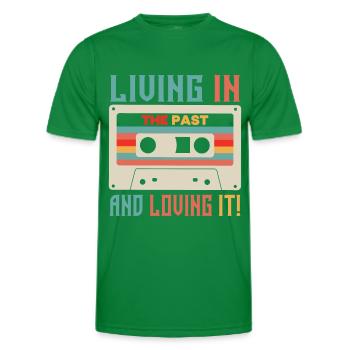 Fille garçon enfants 70 s 80 s 90 s Disco Costume tenue - T-shirt sport Homme - vert - Devant - AI Model Male 178 dark (178cm)