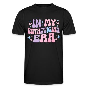 Beautician, Skin Care, Skin Therapist - Men's Functional T-Shirt - black - Front - AI Model Male 178 dark (178cm)