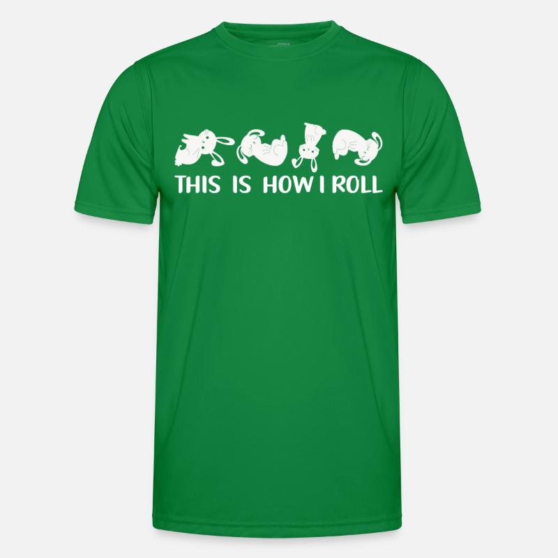 This is how I roll Sweet Rabbit Men's Functional T-Shirt