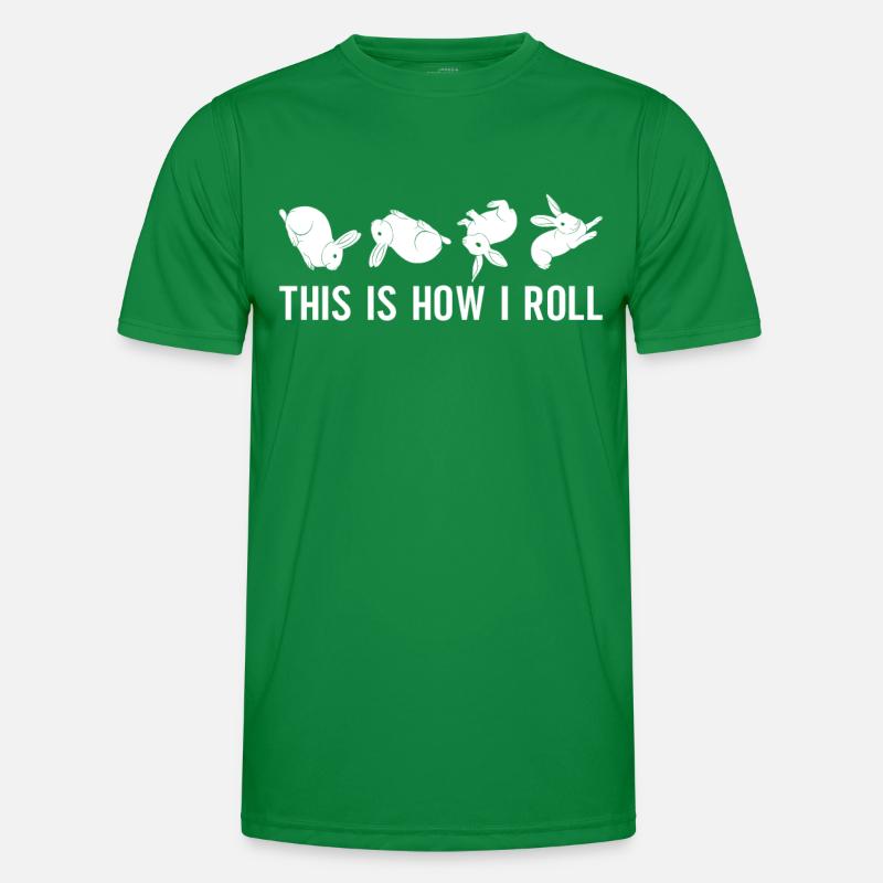 This is how I roll Sweet Rabbit Men's Functional T-Shirt