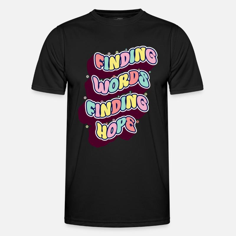 Groovy Speech Language Pathologist SLP - Männer Funktions-T-Shirt - Schwarz