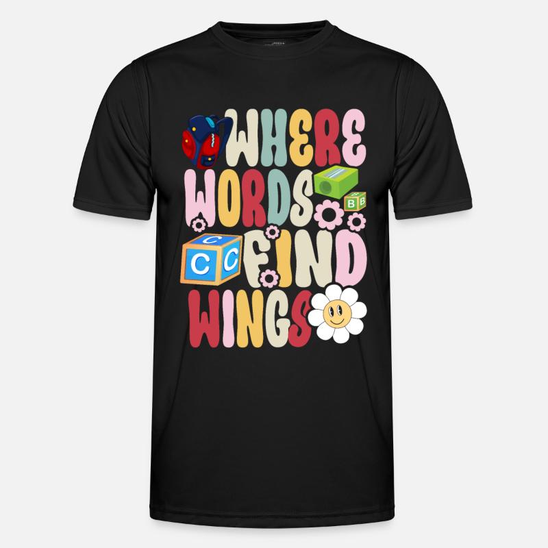 Groovy Speech Language Pathologist SLP - Männer Funktions-T-Shirt - Schwarz