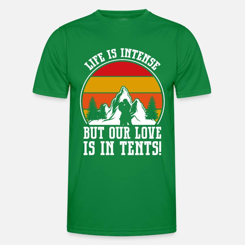 Ehemann Und Ehefrau Campingpartner Paar Matching Männer Funktions-T-Shirt