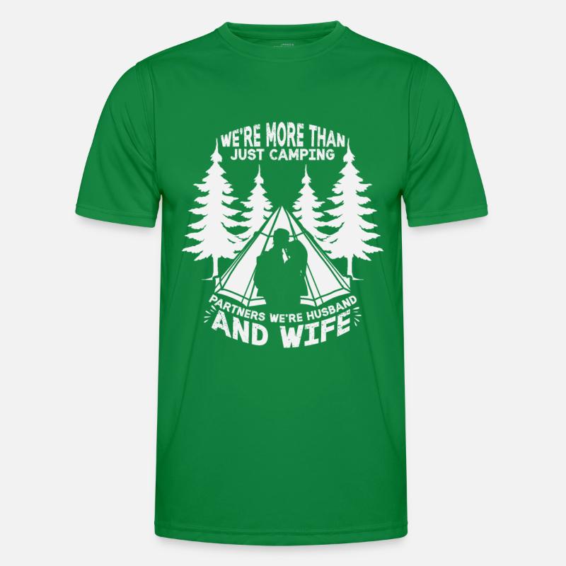 Ehemann Und Ehefrau Campingpartner Paar Matching Männer Funktions-T-Shirt