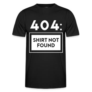 Développeur de logiciels, Ingénieur informatique, Nerd - T-shirt sport Homme - noir - Devant - AI Model Male 178 dark (178cm)