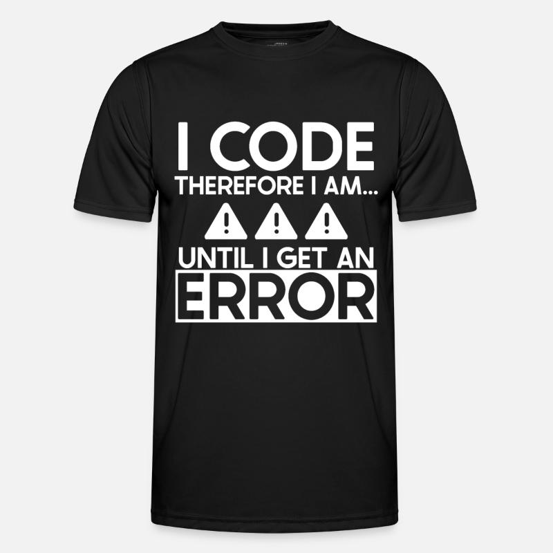 Software Developer, Computer Engineer, Nerd - Men's Functional T-Shirt - black