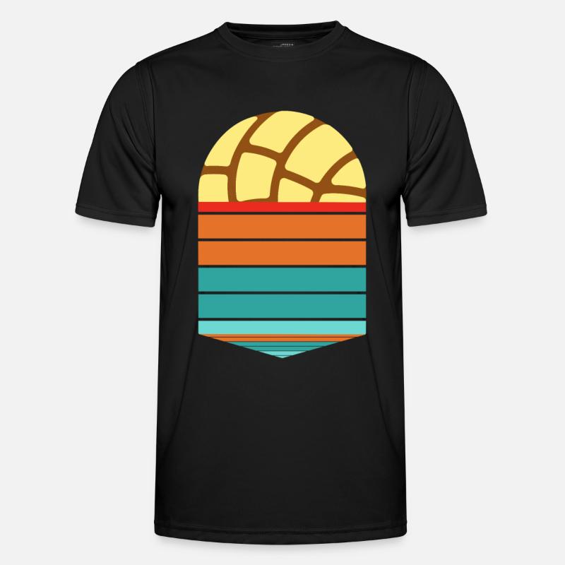Concha Pan Dulce y Chisme Mexicana Camiseta funcional para hombres