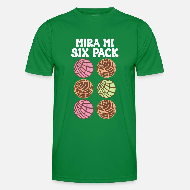 Concha Pan Dulce y Chisme Mexicana Camiseta funcional para hombres