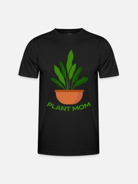 Pflanzenmutter Mutter Gartenpflanzen Blume - Männer Funktions-T-Shirt - Schwarz