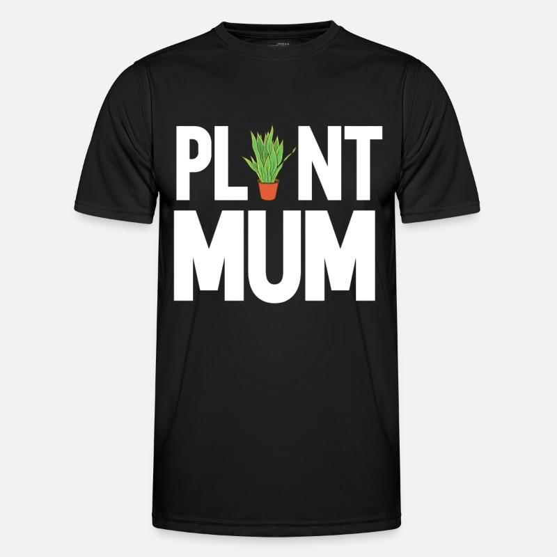 Pflanzenmutter Mutter Gartenpflanzen Blume - Männer Funktions-T-Shirt - Schwarz