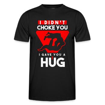 Jiu Jitsu Brésilien BJJ MMA Grappling - T-shirt sport Homme - noir - Devant - AI Model Male 178 dark (178cm)