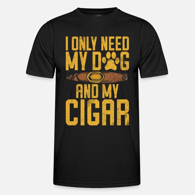 Cigar Smoker Men's Functional T-Shirt