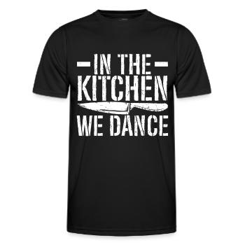 Küchenkochliebhaber Kulinarischer Koch - Männer Funktions-T-Shirt - Schwarz - Vorne - AI Model Male 178 dark (178cm)