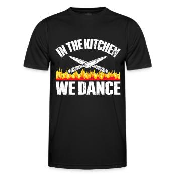 Küchenkochliebhaber Kulinarischer Koch - Männer Funktions-T-Shirt - Schwarz - Vorne - AI Model Male 178 dark (178cm)