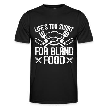 Küchenkochliebhaber Kulinarischer Koch - Männer Funktions-T-Shirt - Schwarz - Vorne - AI Model Male 178 dark (178cm)