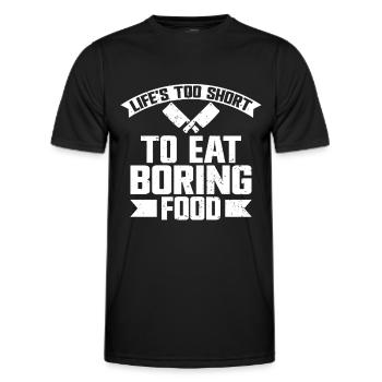 Küchenkochliebhaber Kulinarischer Koch - Männer Funktions-T-Shirt - Schwarz - Vorne - AI Model Male 178 dark (178cm)