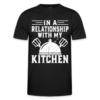 Küchenkochliebhaber Kulinarischer Koch - Männer Funktions-T-Shirt - Schwarz - Vorne - AI Model Male 178 dark (178cm)