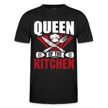 Küchenkochliebhaber Kulinarischer Koch - Männer Funktions-T-Shirt - Schwarz - Vorne - AI Model Male 178 dark (178cm)