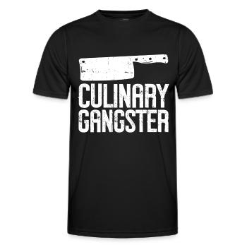 Küchenkochliebhaber Kulinarischer Koch - Männer Funktions-T-Shirt - Schwarz - Vorne - AI Model Male 178 dark (178cm)