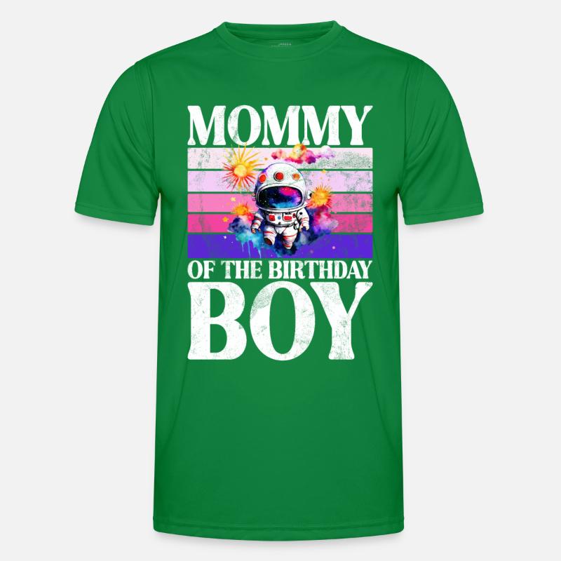 Astronautes de l’espace de la mère de la fille d’anniversaire T-shirt sport Homme