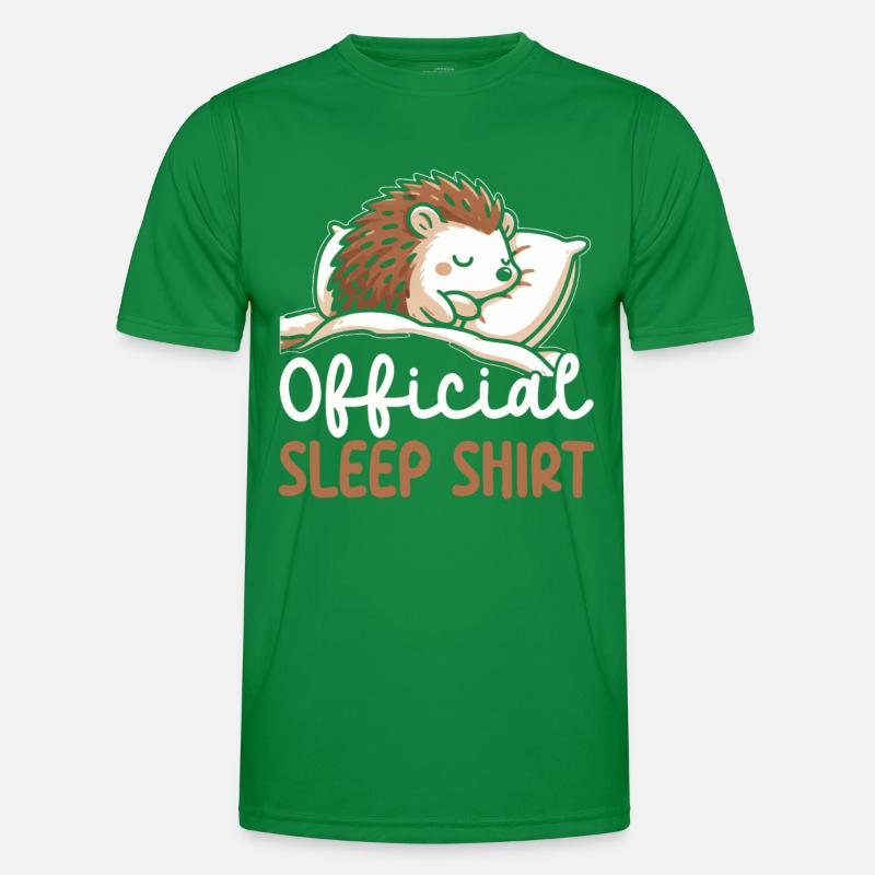 Officiel Sleeping House Hérisson PJ Sleeping T-shirt sport Homme