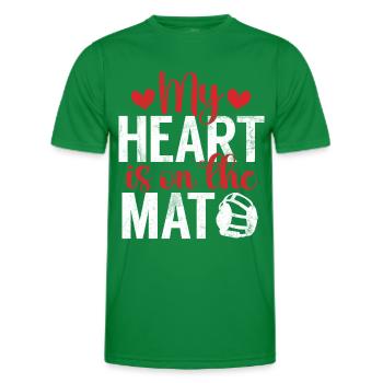 Lutte Maman Lutteuse Femmes Combattante - T-shirt sport Homme - vert - Devant - AI Model Male 178 dark (178cm)
