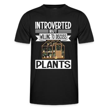 Garden Garden Garden Plants Vegetables - Men's Functional T-Shirt - black - Front - AI Model Male 178 dark (178cm)