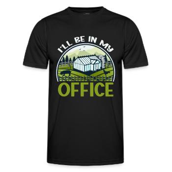 Garden Garden Garden Plants Vegetables - Men's Functional T-Shirt - black - Front - AI Model Male 178 dark (178cm)