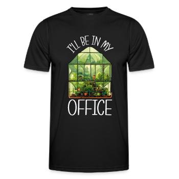 Garden Garden Garden Plants Vegetables - Men's Functional T-Shirt - black - Front - AI Model Male 178 dark (178cm)