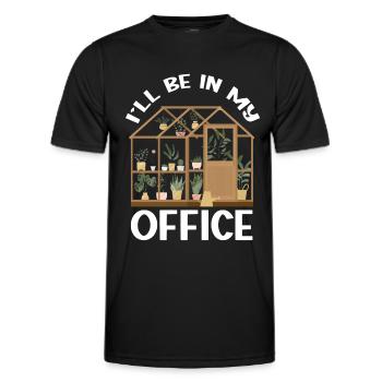 Garden Garden Garden Plants Vegetables - Men's Functional T-Shirt - black - Front - AI Model Male 178 dark (178cm)