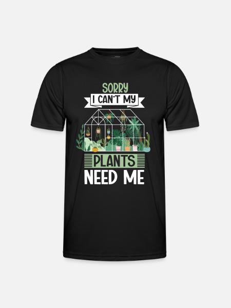 Gartengartengarten Pflanzen Gemüse - Männer Funktions-T-Shirt - Schwarz