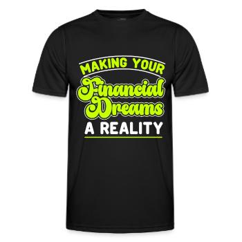 Accounting Secretary of Accountants Accounting - Men's Functional T-Shirt - black - Front - AI Model Male 178 dark (178cm)