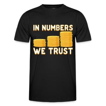 Accounting Secretary of Accountants Accounting - Men's Functional T-Shirt - black - Front - AI Model Male 178 dark (178cm)