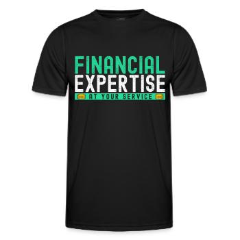 Accounting Secretary of Accountants Accounting - Men's Functional T-Shirt - black - Front - AI Model Male 178 dark (178cm)
