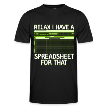 Accounting Secretary of Accountants Accounting - Men's Functional T-Shirt - black - Front - AI Model Male 178 dark (178cm)