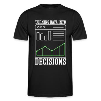Accounting Secretary of Accountants Accounting - Men's Functional T-Shirt - black - Front - AI Model Male 178 dark (178cm)