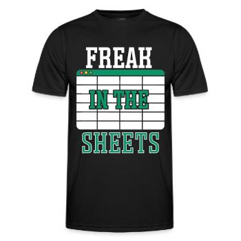 Accounting Secretary of Accountants Accounting - Men's Functional T-Shirt - black - Front - AI Model Male 178 dark (178cm)