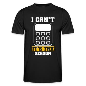 Accounting Secretary of Accountants Accounting - Men's Functional T-Shirt - black - Front - AI Model Male 178 dark (178cm)